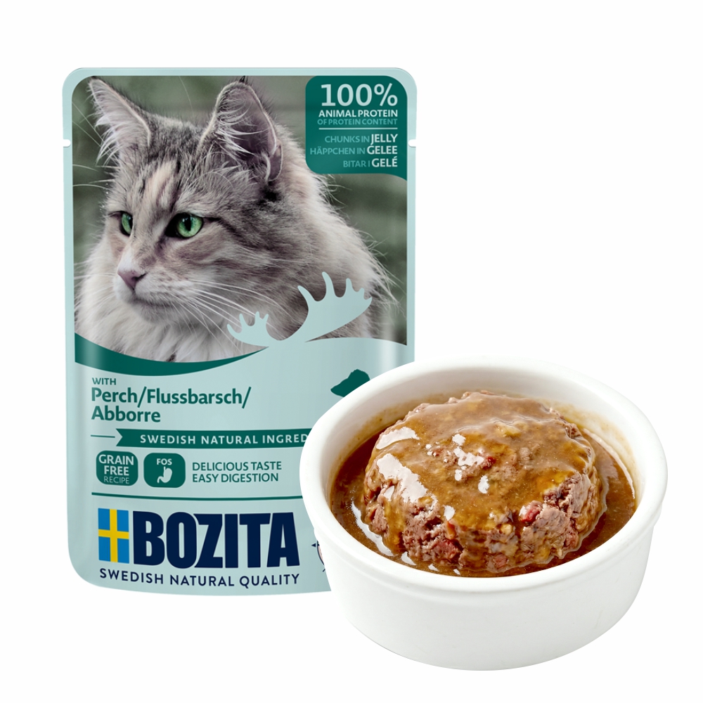 BOZITA karma dla kota w galarecie z okoniem 85g